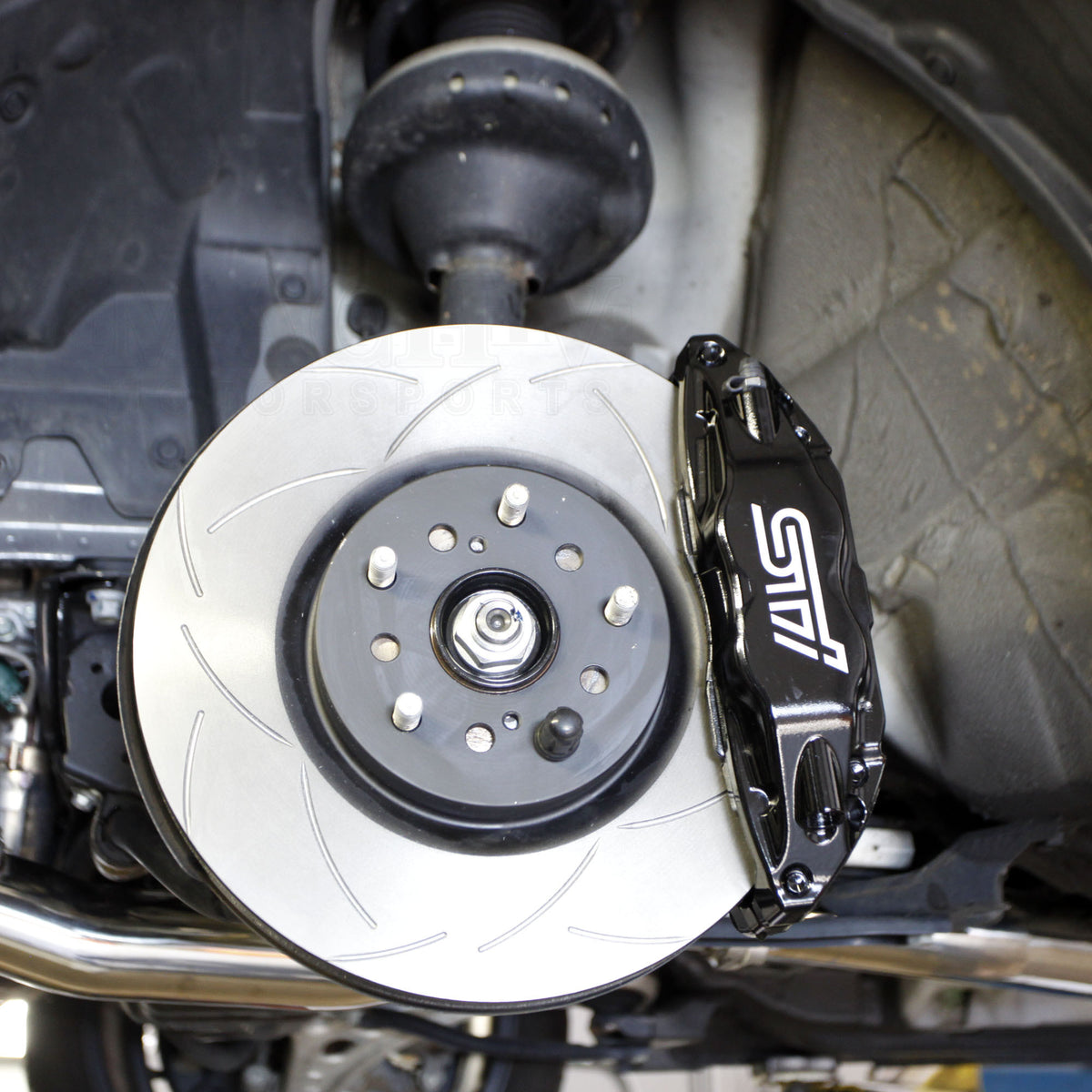 Subaru Brembo 4-Piston Front Brake Kit