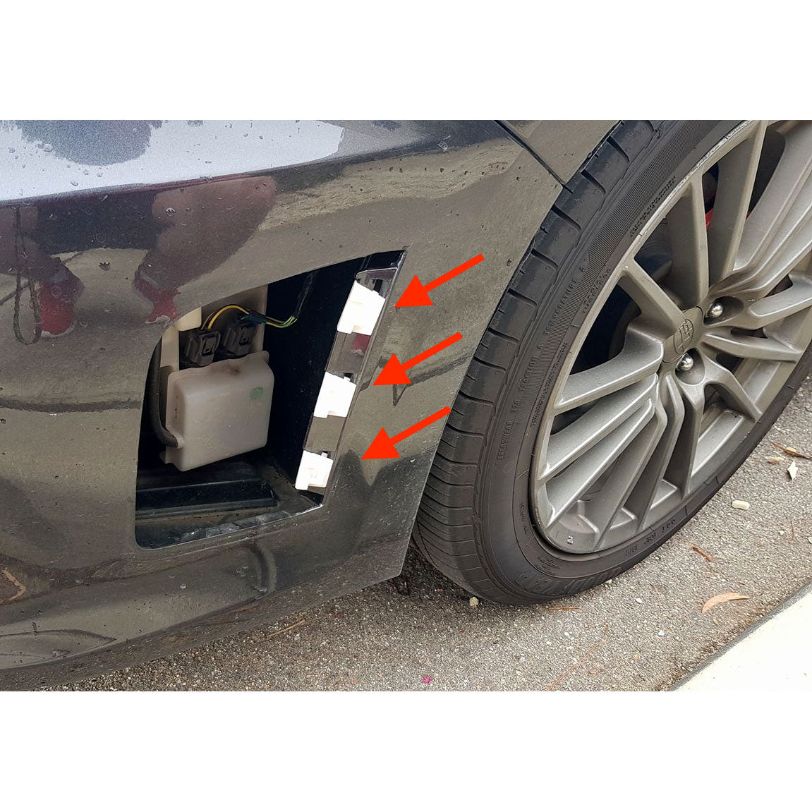 Bumper Vent Clips 2011-2014 WRX and 2008-2014 STI