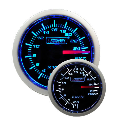Prosport Performance Series Exhaust Gas Temperature (EGT) Gauge - 52mm