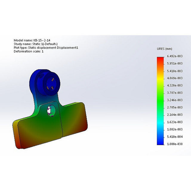 Kartboy Shifter 2015+ WRX finite element analysis
