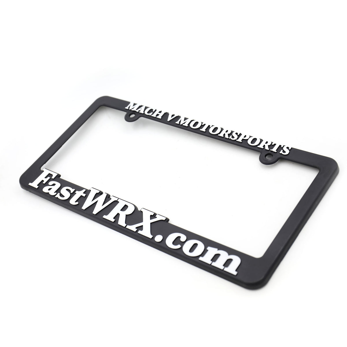 Mach V Motorsports/FastWRX.com License Plate Frame