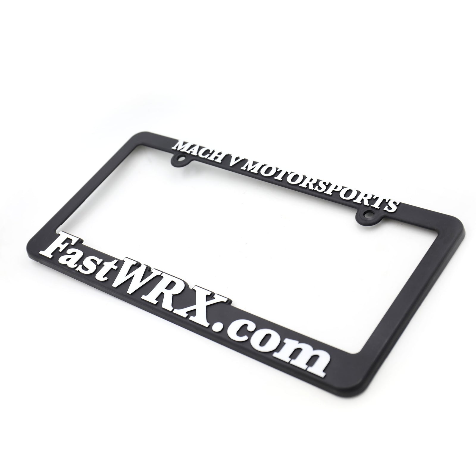 Mach V Motorsports/FastWRX.com License Plate Frame