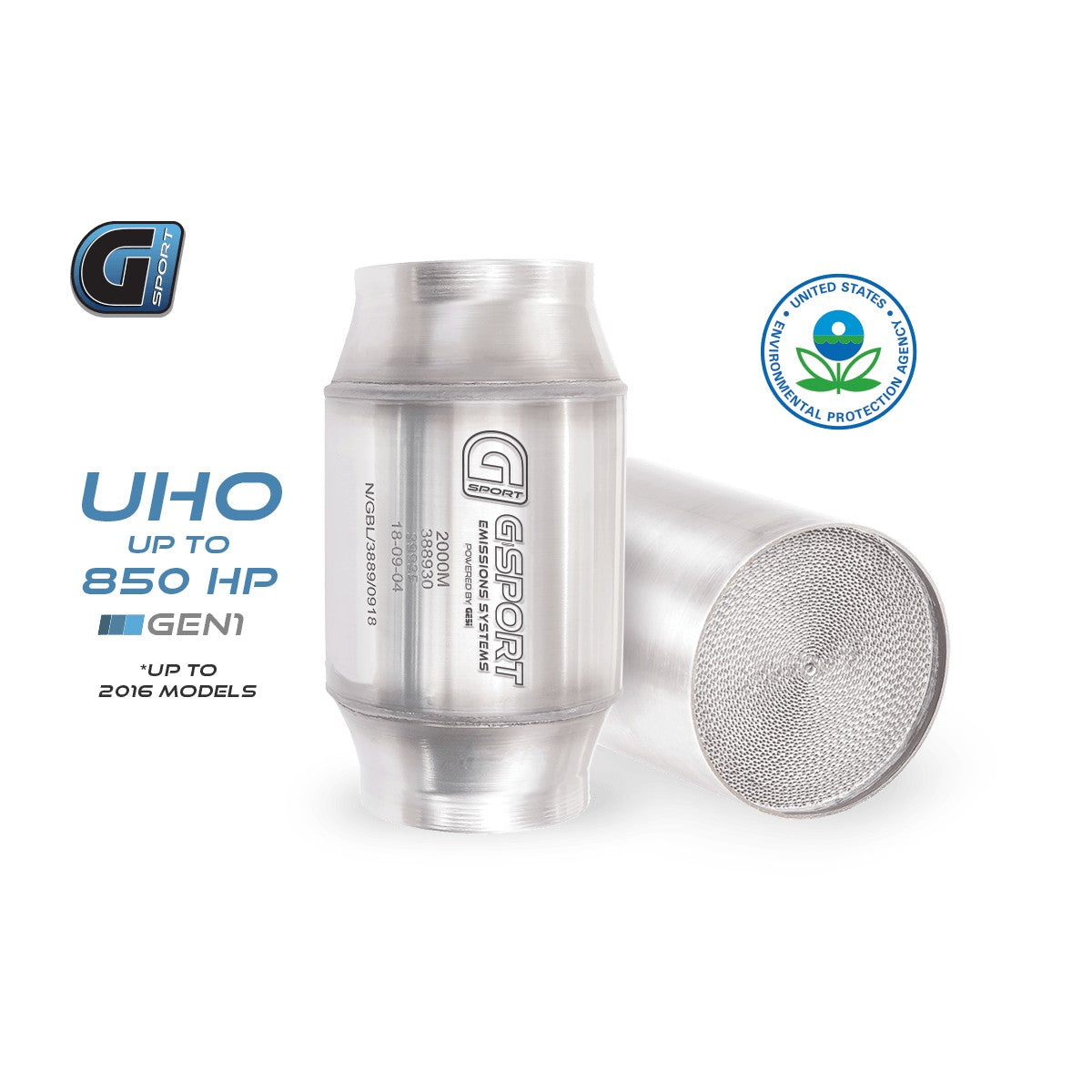G-Sport Emissions Systems - High Horsepower Performance EPA Compliant Catalytic Converters