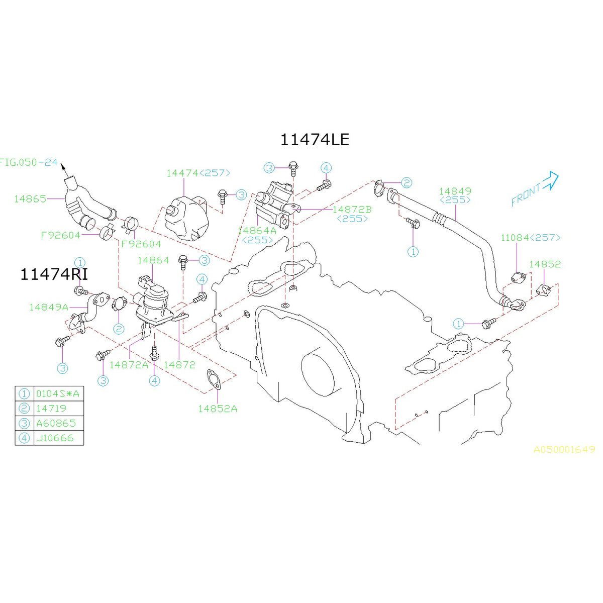 Subaru Air Pump/Barometric Sensor 2006-2007 WRX/STI
