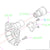 Subaru 5-Speed Center Differential Extension Housing Bolts