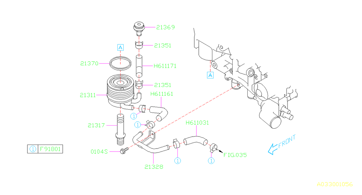Subaru STI Oil Cooler Kit 2008-2014 WRX