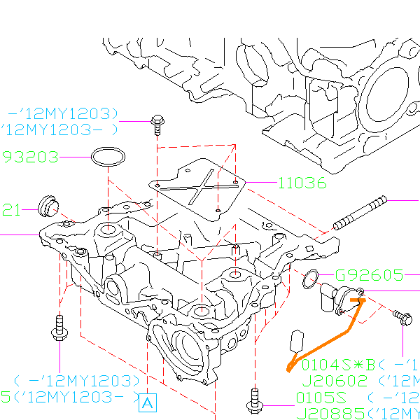 Subaru OEM Oil Baffle 2015-2021 WRX