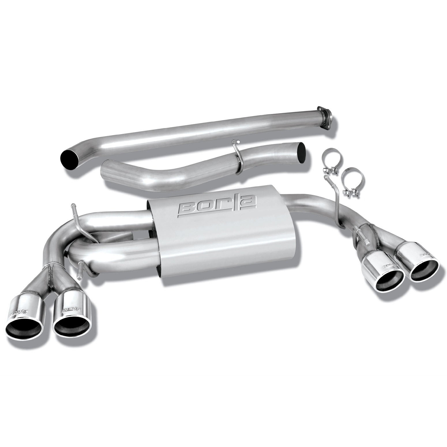 Borla Cat-back Exhaust 2008-2014 STI hatch and 2011-2014 WRX hatch