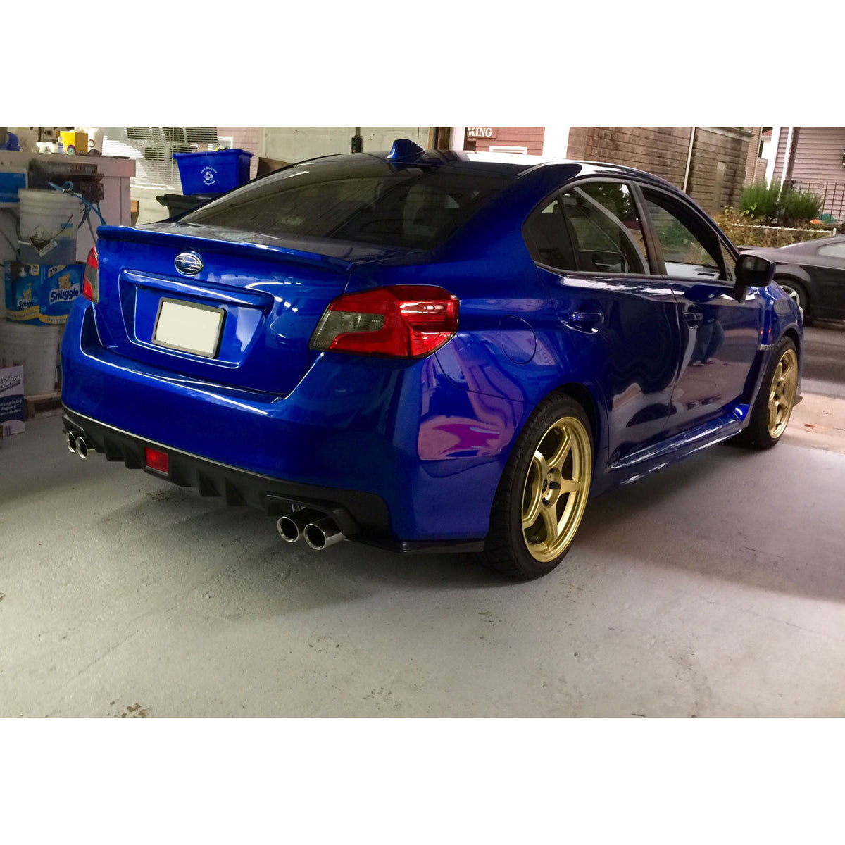 Mach V 18x9.5 Wicked Awesome Gold on WRB WRX