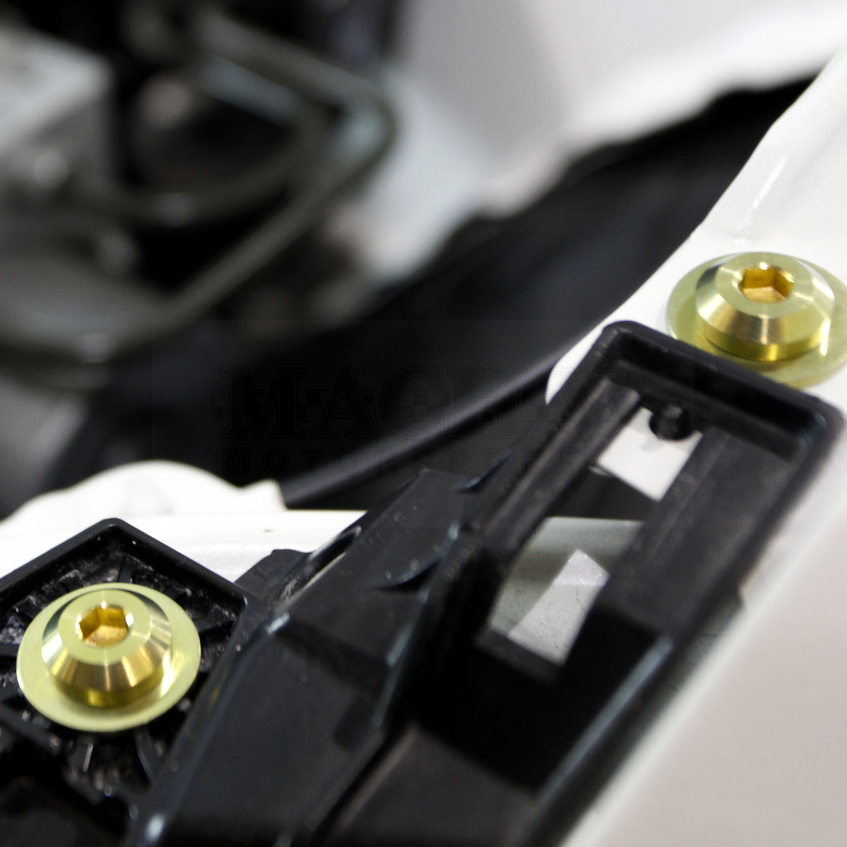 Gold Ti fasteners on BRZ