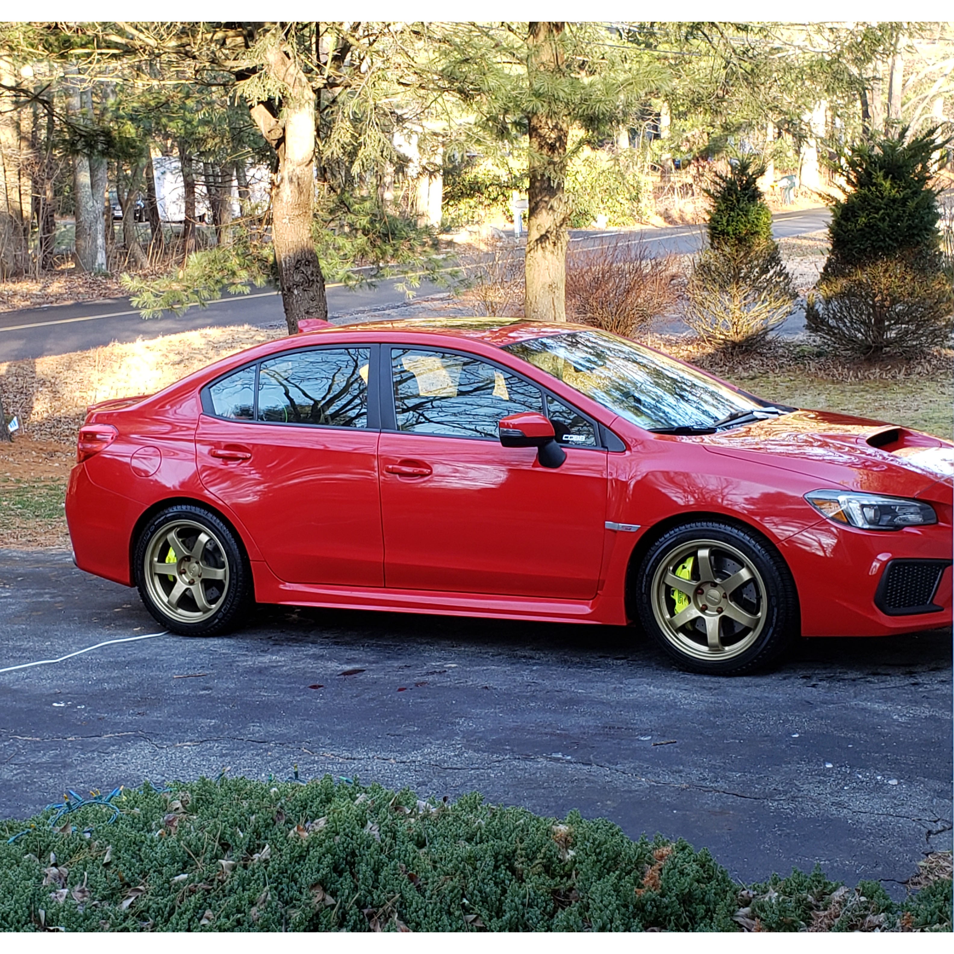 Gold Rota Wheels Wrx