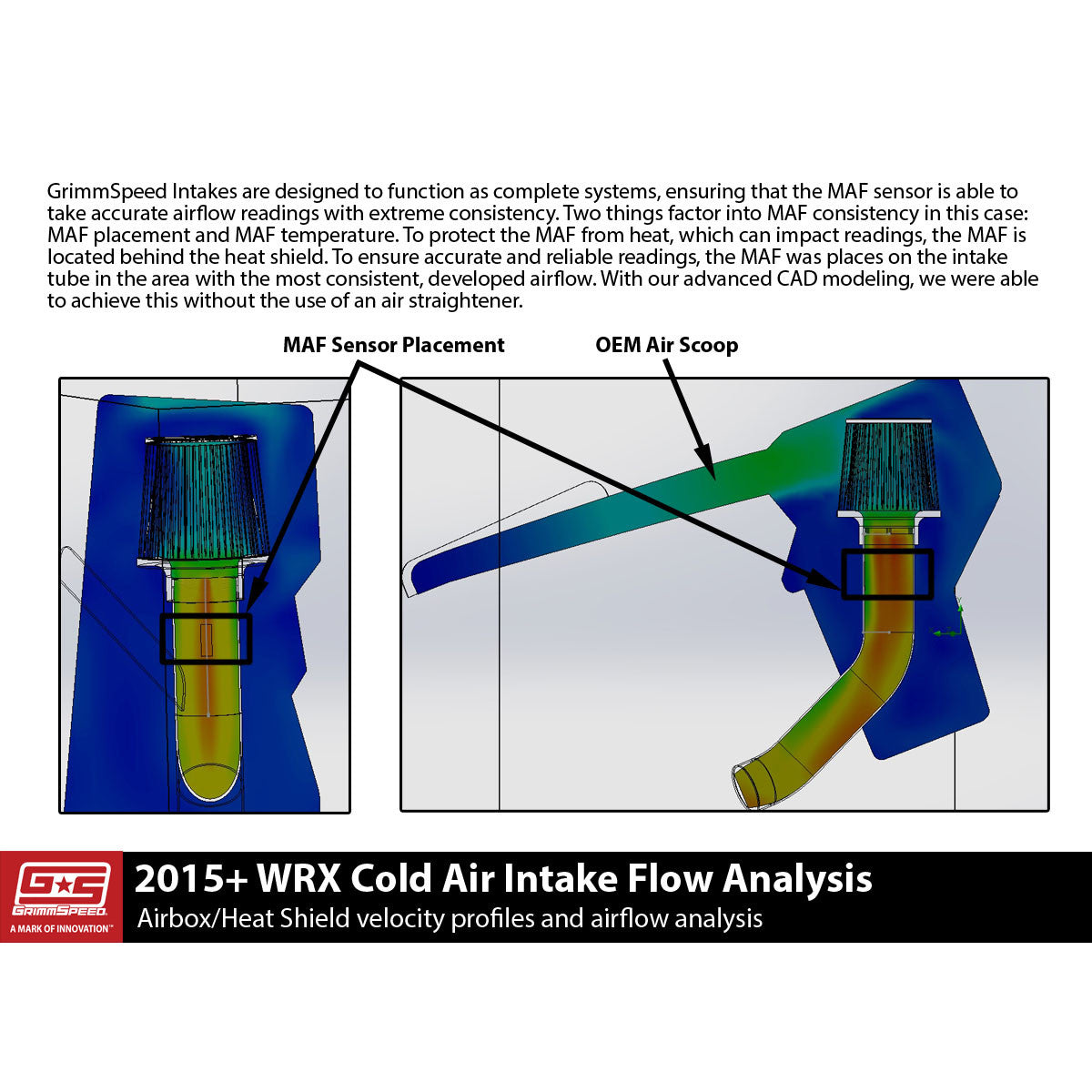 GrimmSpeed Stealthbox Intake 2015-2021 WRX