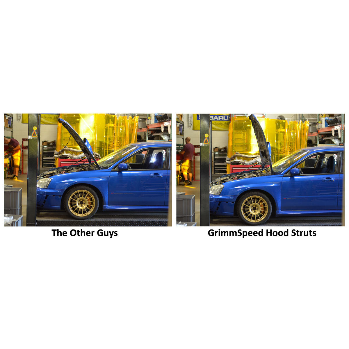 GrimmSpeed High-Lift Hood Struts 2002-2007 WRX/STI