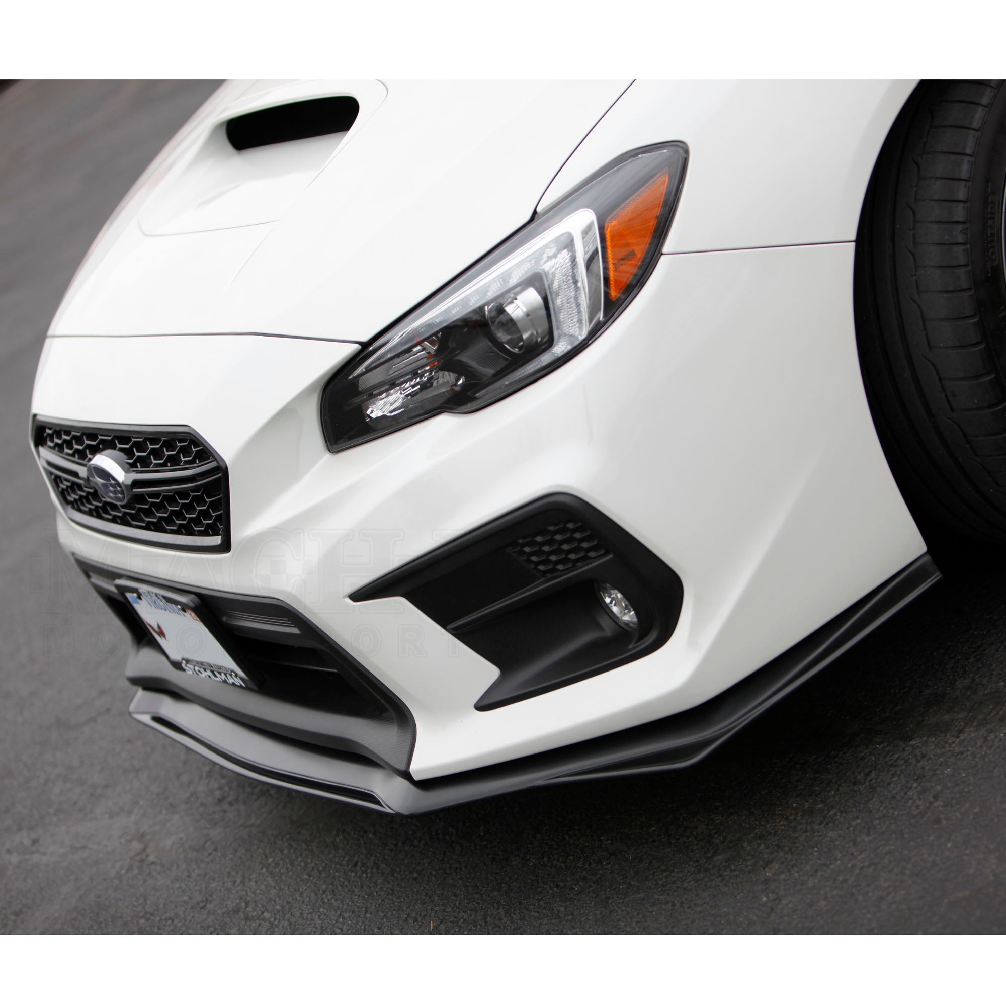 Sti oem shop front lip