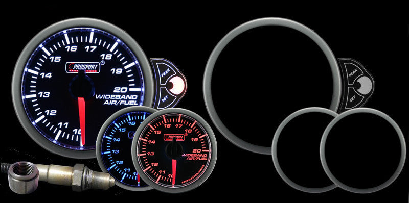Prosport Halo-Series Wideband Air/Fuel Ratio (AFR) Gauge