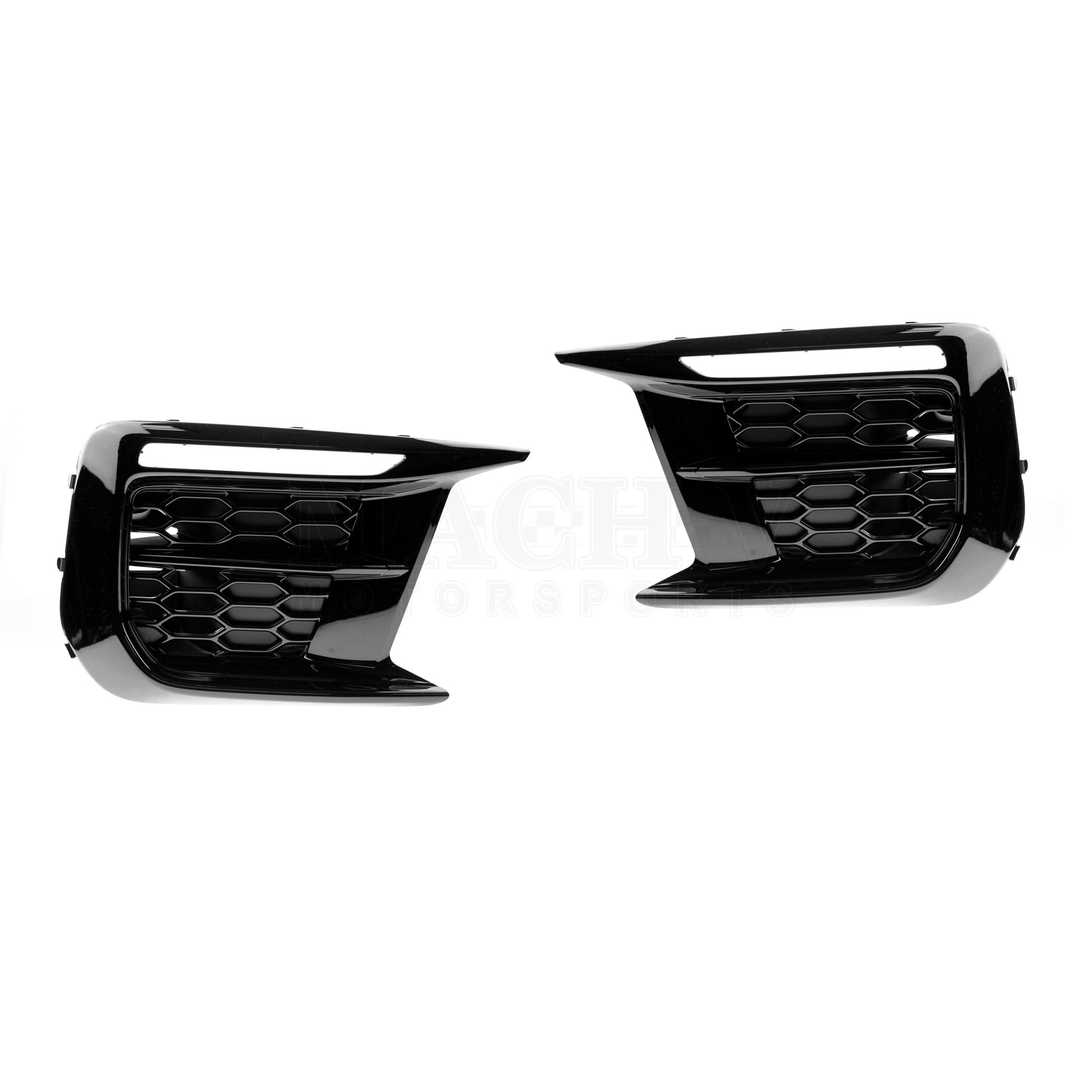 EASTERTIME Pair Car Side Fog Lights Grills Cover Front Bumper