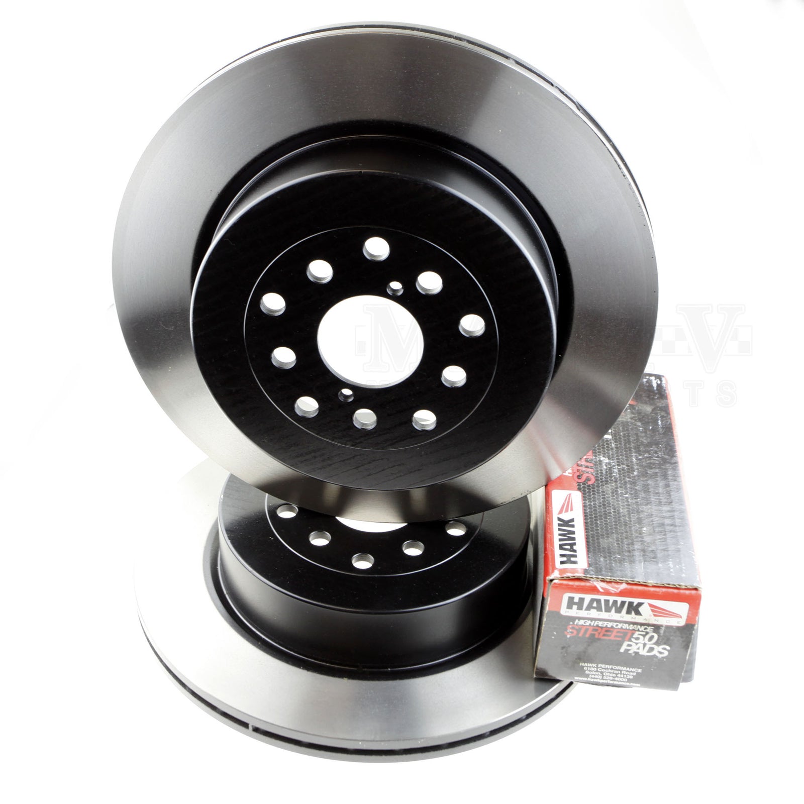 KNS/HAWK 5.0 Brake Kit 2004-2007 STi Rear