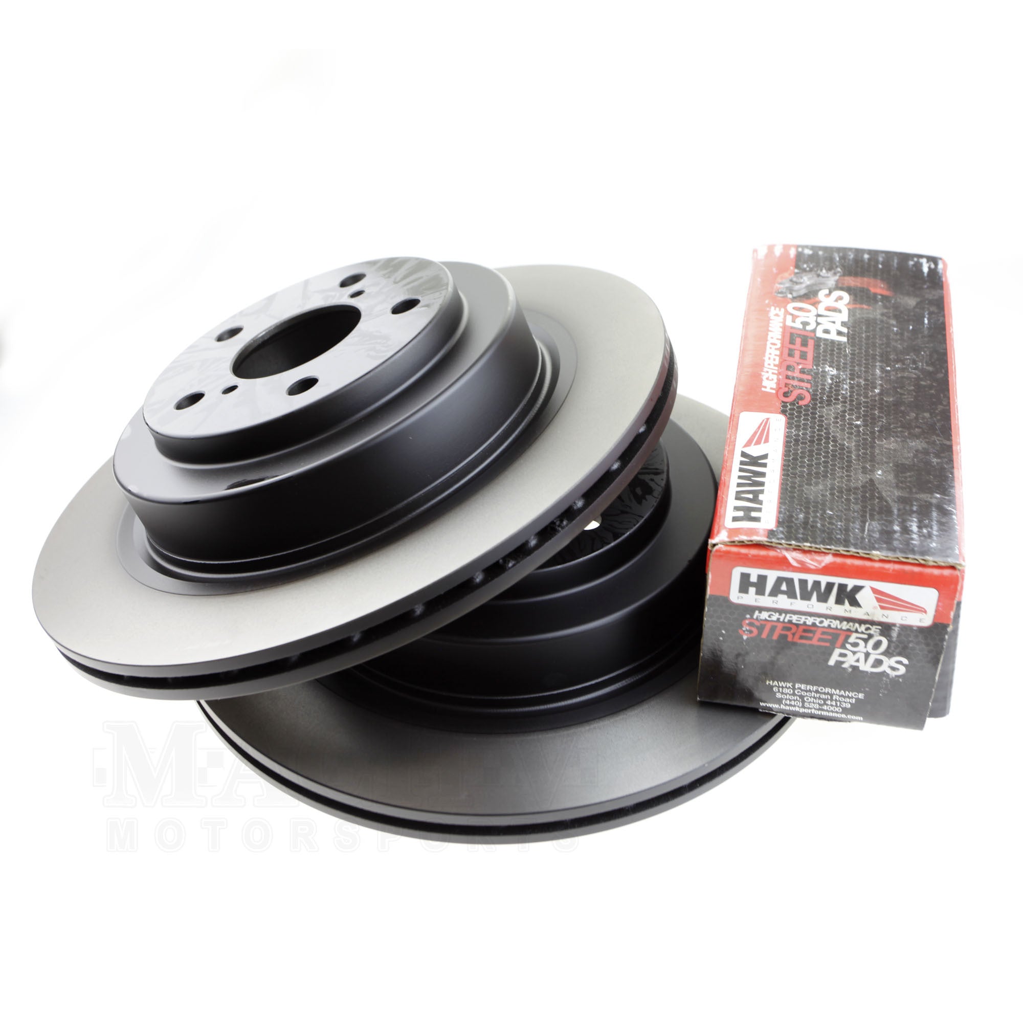 KNS/Hawk 5.0 Brake Kit 2005-2009 Legacy GT Rear - FastWRX.com