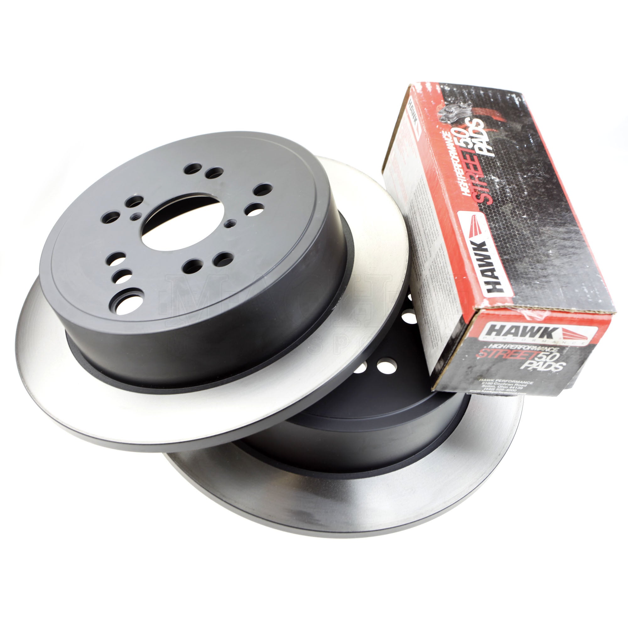 KNS/Hawk 5.0 Brake Kit for 2015-2021 WRX Rear