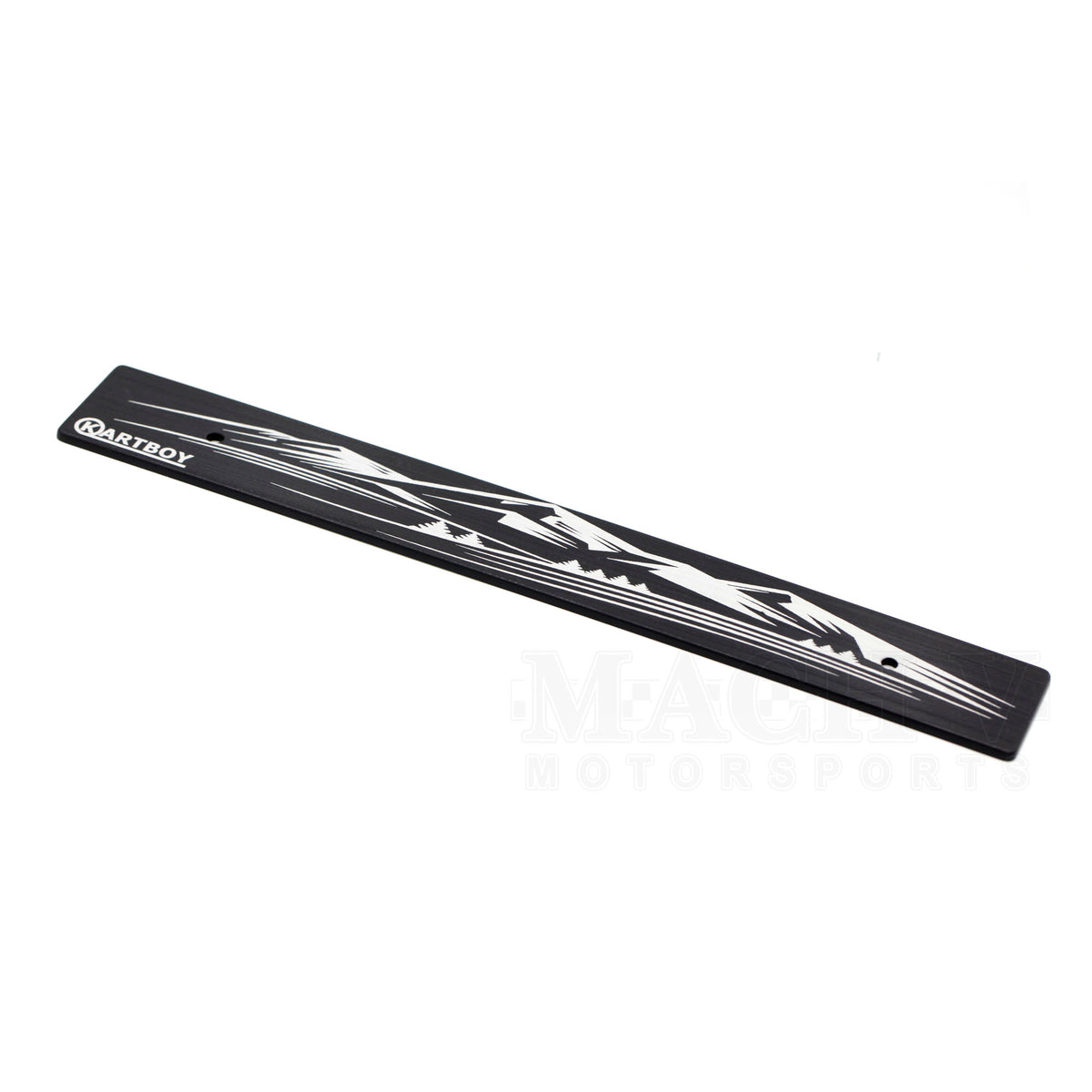 Kartboy License Plate Delete Black Mountains