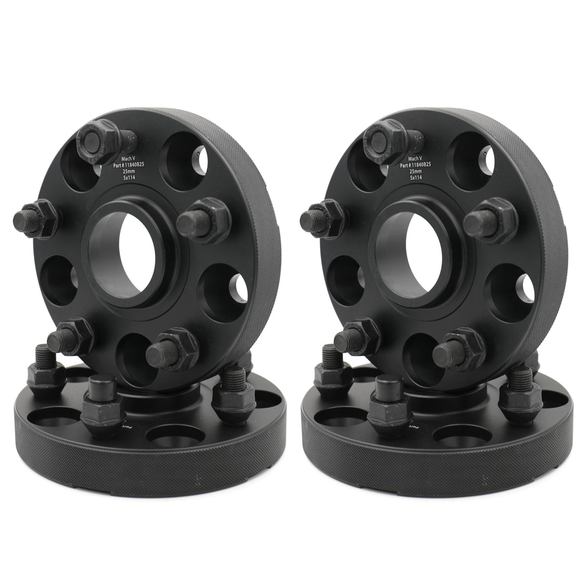 Mach V Bolt-On Wheel Spacers 5x114