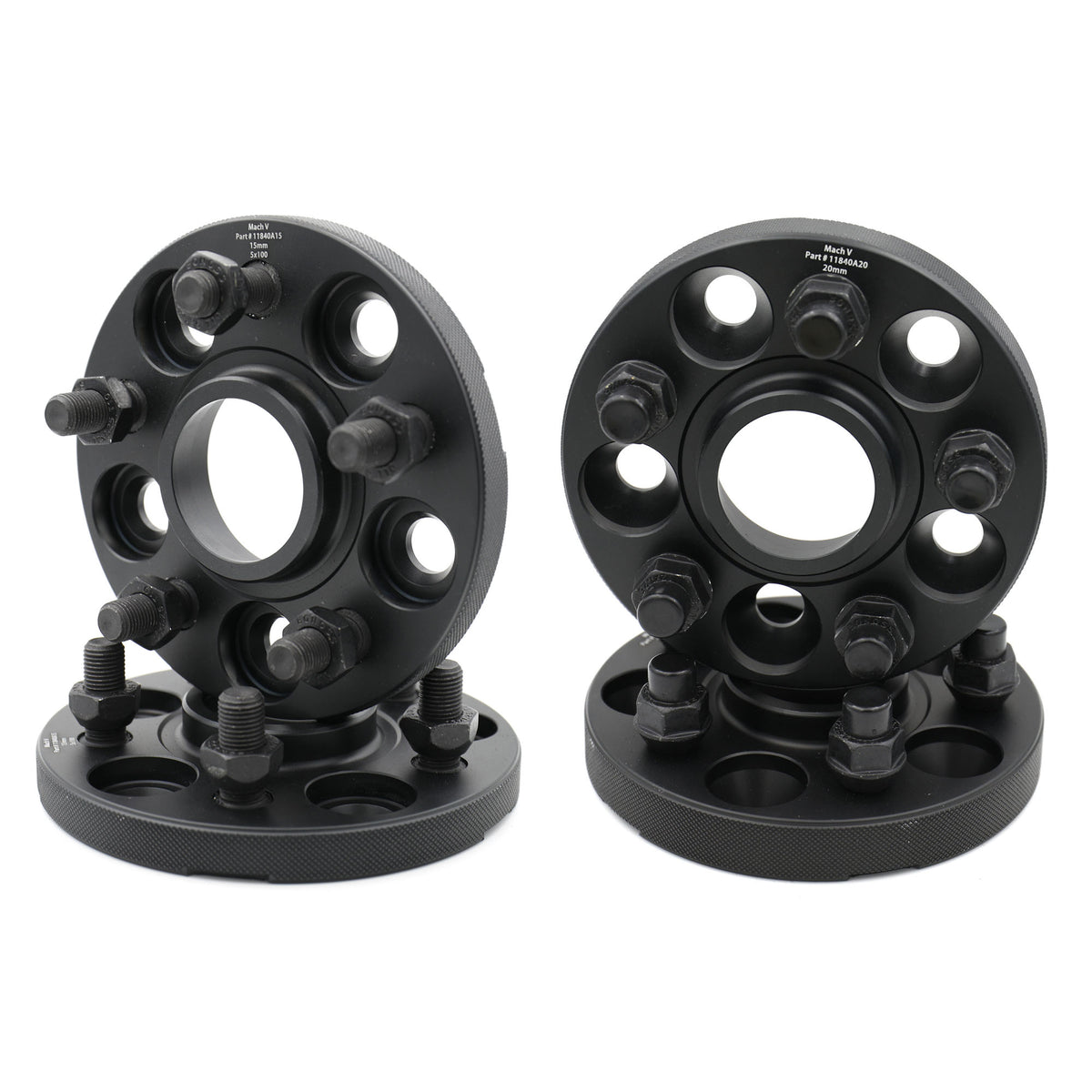 Mach V Bolt-On Wheel Spacers 5x100