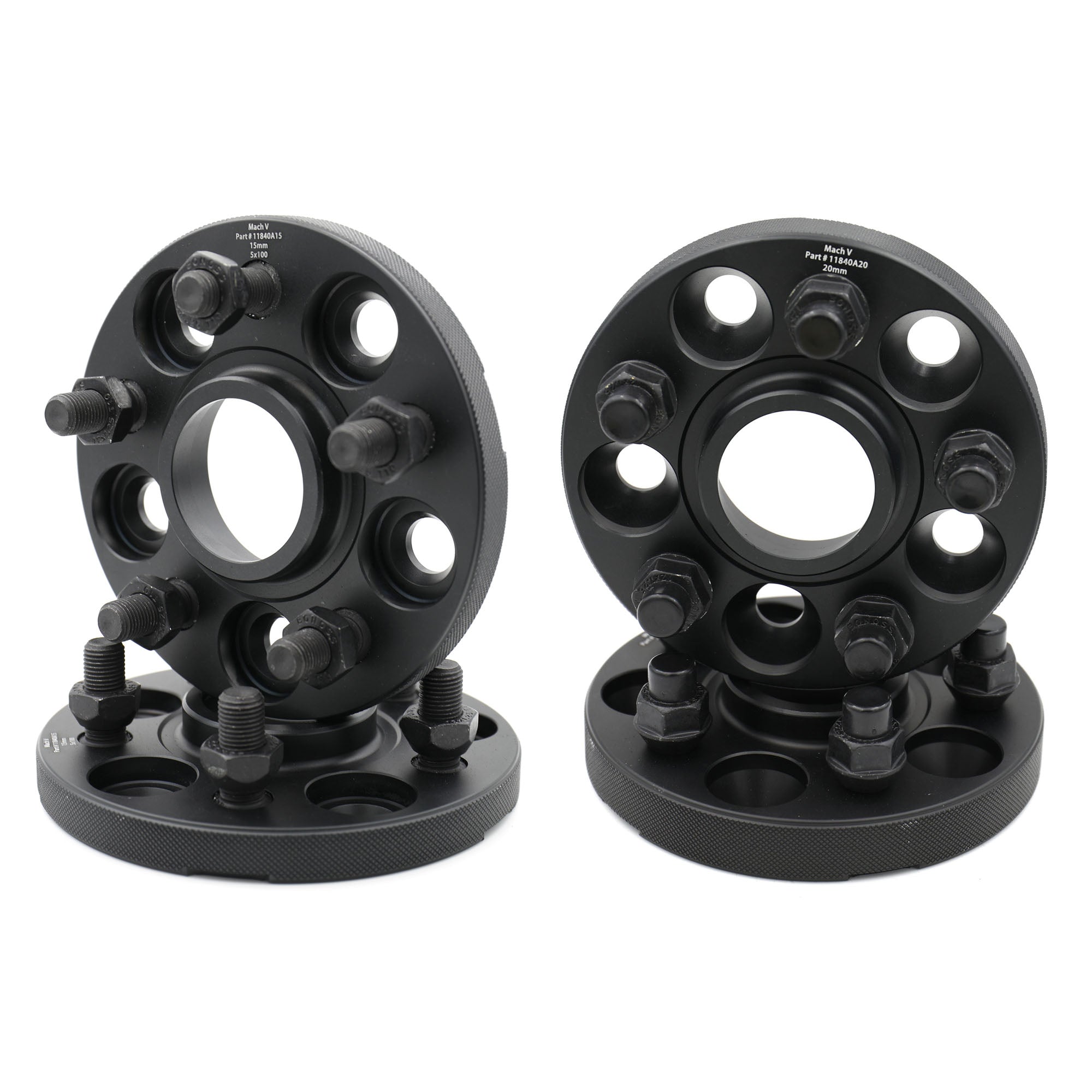 メザスタ Mach V Bolt-On Wheel Spacers 5x100 - FastWRX.com