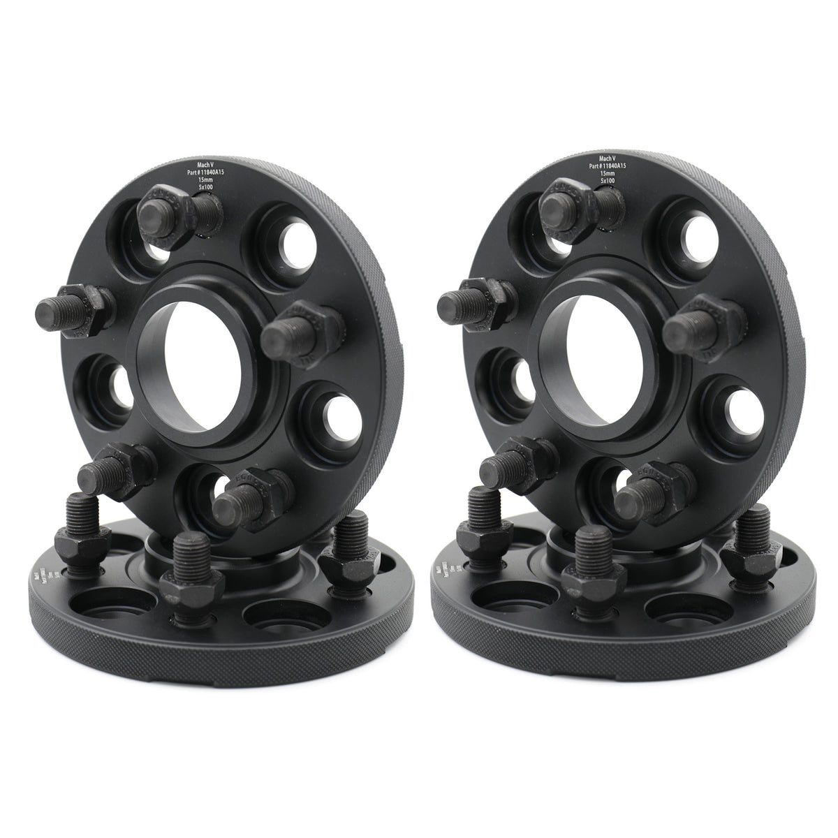 Mach V Bolt-On Wheel Spacers 5x100