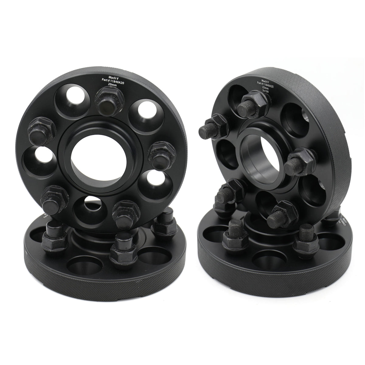 Mach V Bolt-On Wheel Spacers 5x100