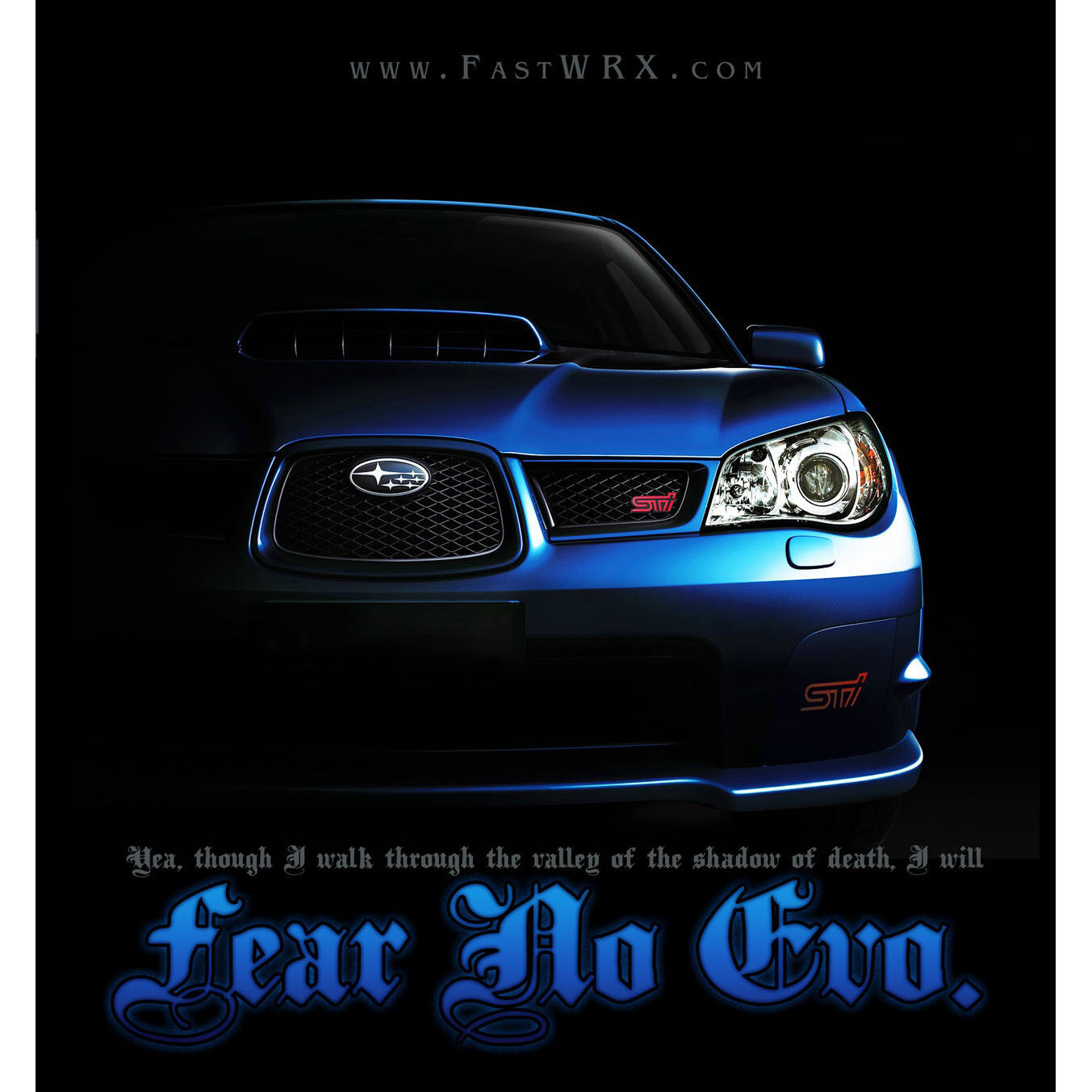 Mach V Fear No Evo Hoodie Subaru Hoodie Subaru STI Hoodie FastWRX