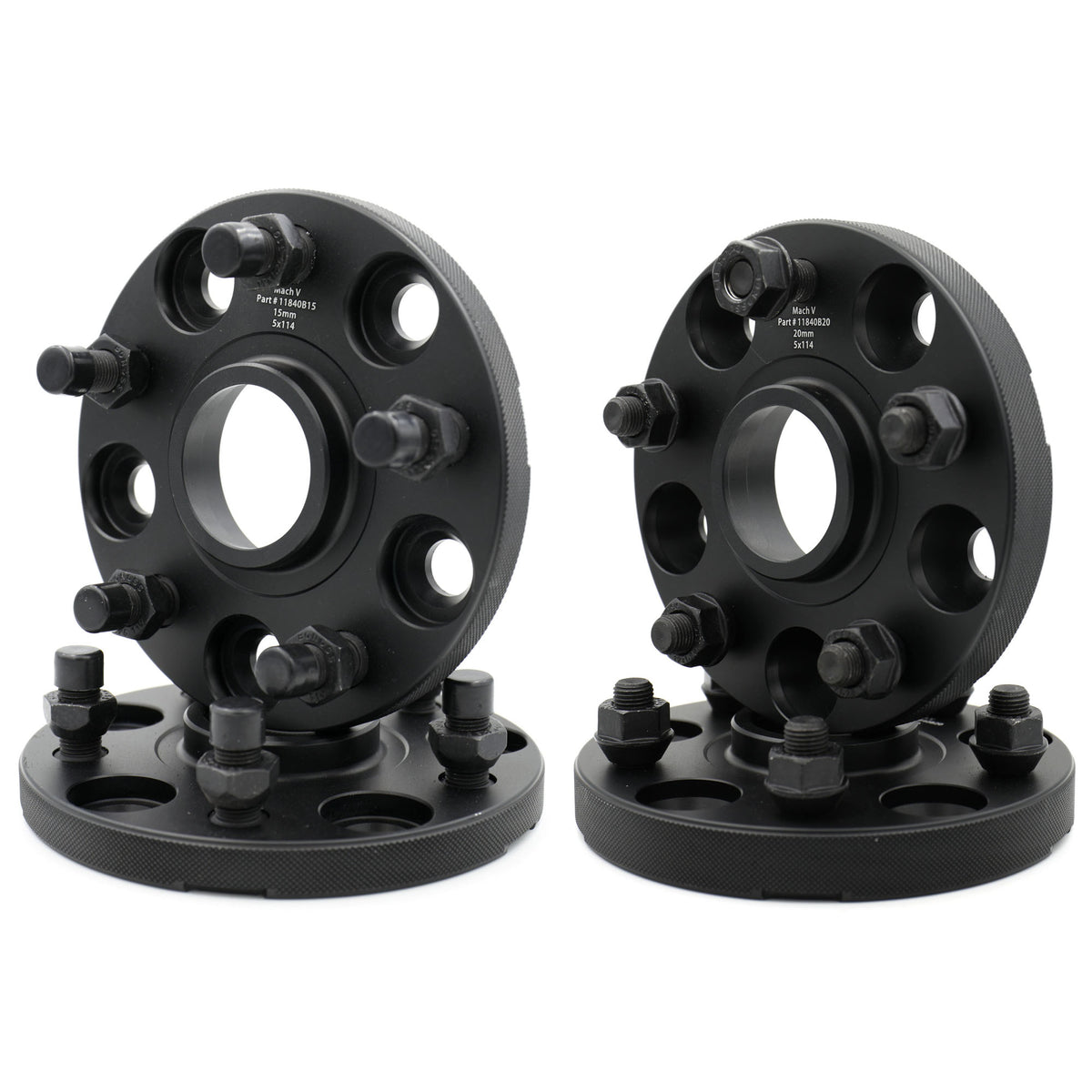 Mach V Bolt-On Wheel Spacers 5x114