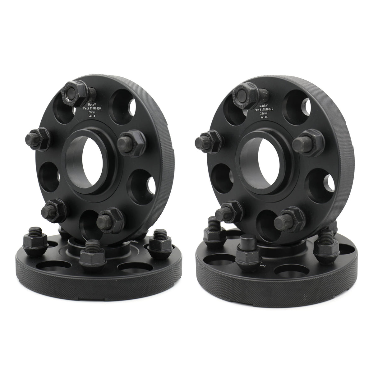 Mach V Bolt-On Wheel Spacers 5x114