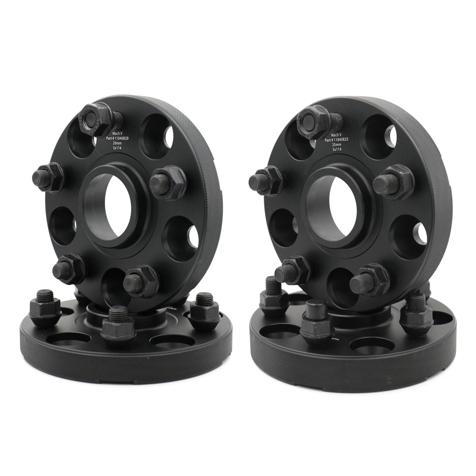 Mach V Bolt-On Wheel Spacers 5x114 - FastWRX.com