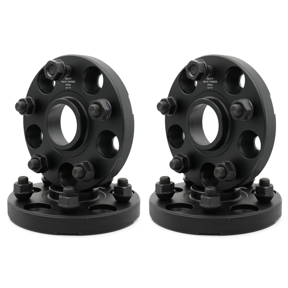 Mach V Bolt-On Wheel Spacers 5x114