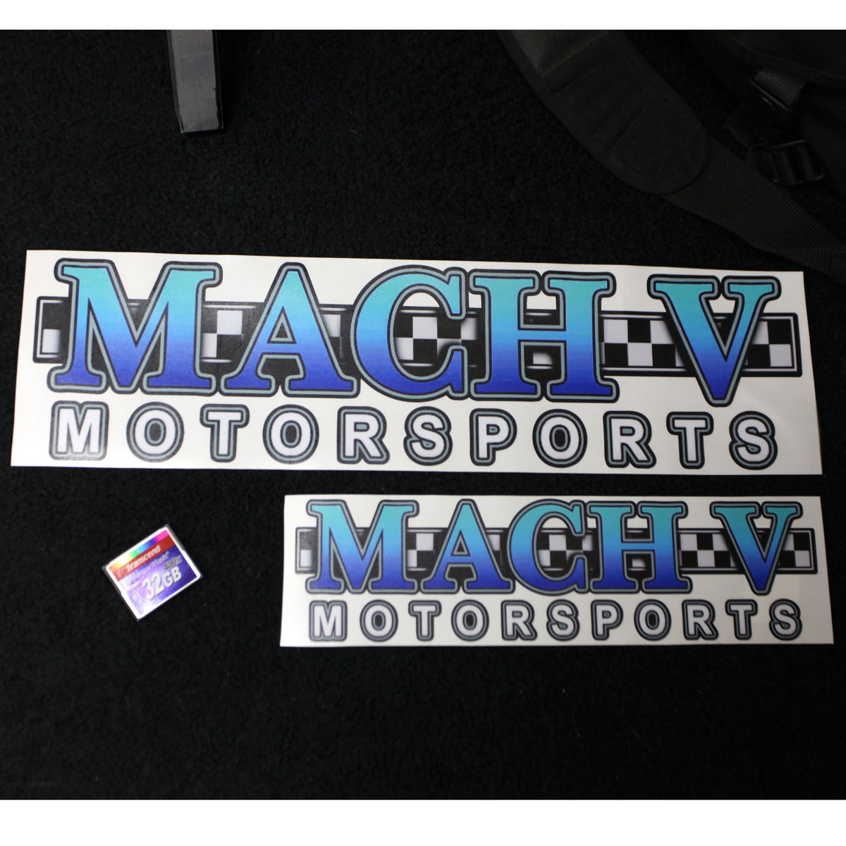 Medium and Large Mach V Decals with CF card