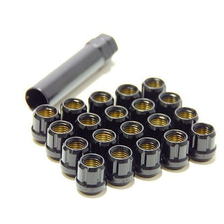Muteki Super Tuner open lug nuts black