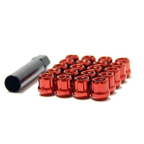 Muteki Super Tuner open lug nuts red