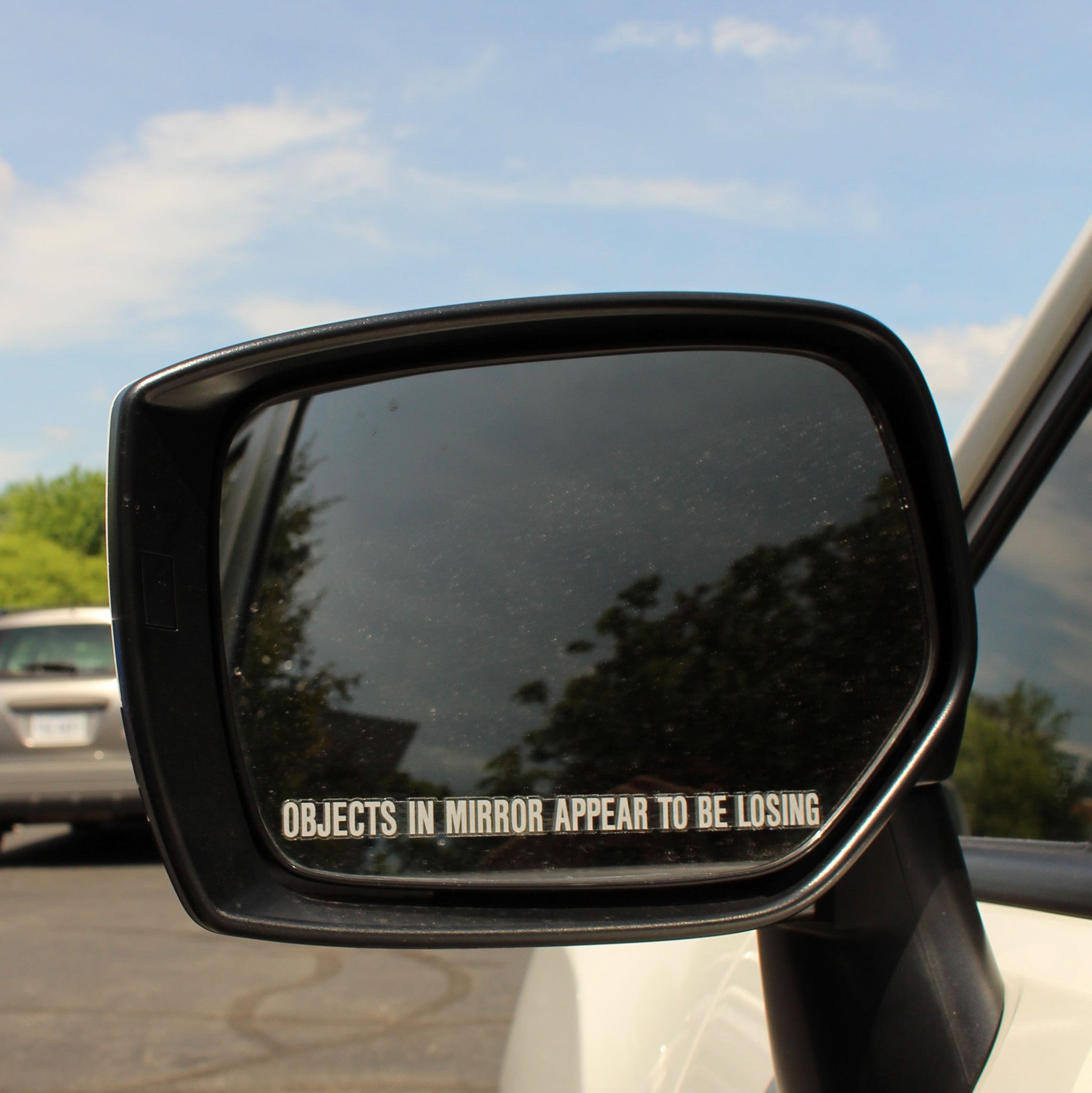 Objects in mirror