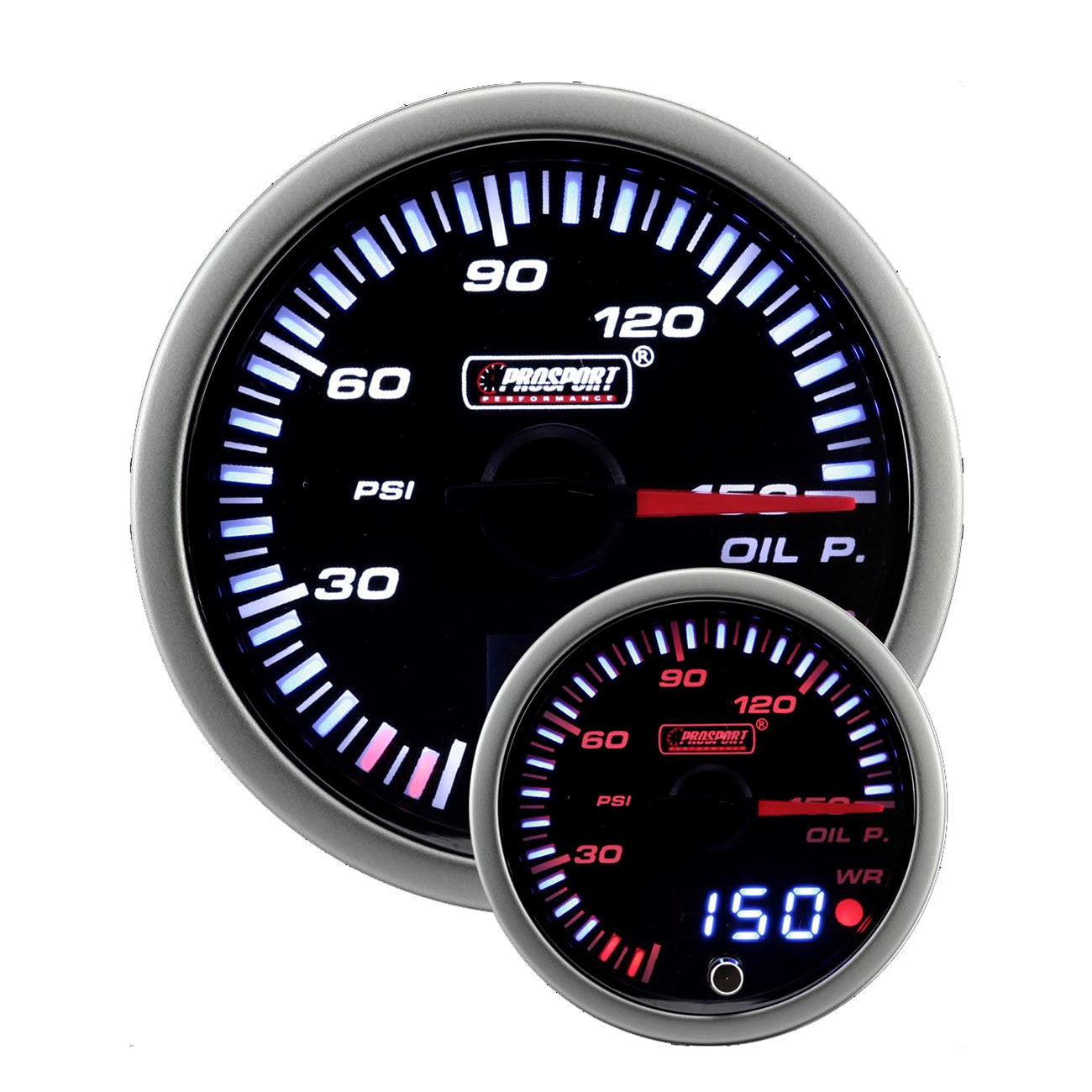 Prosport JDM Oil Pressure Gauge