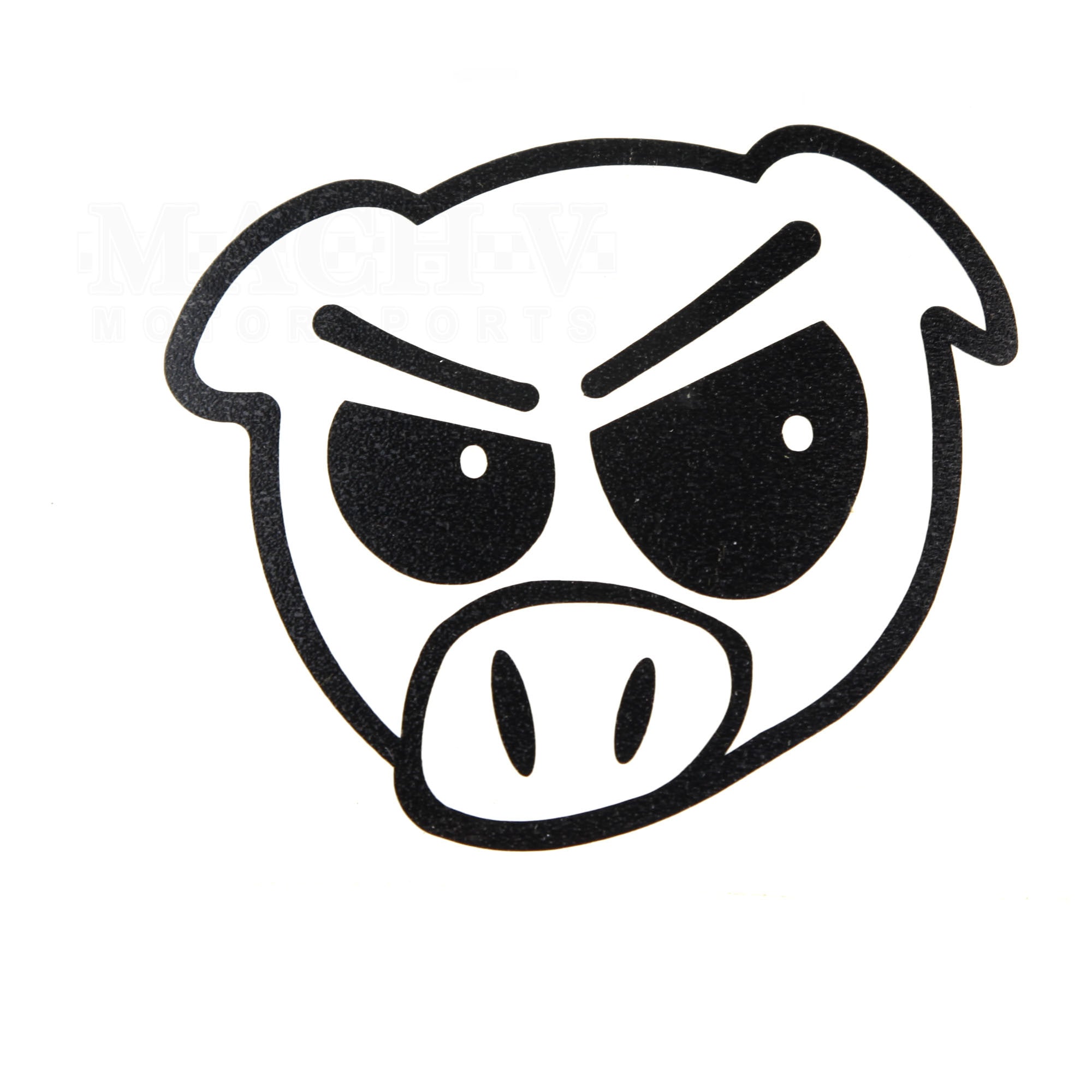 Angry Rally Pig Decals