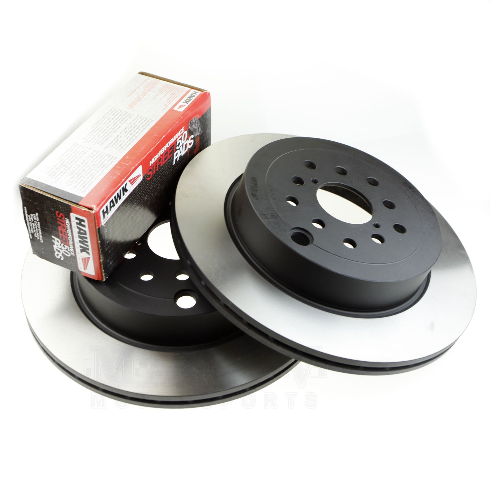 KNS/Hawk 5.0 Brake Pad/Rotor Kit 2015-2017 STI Rear