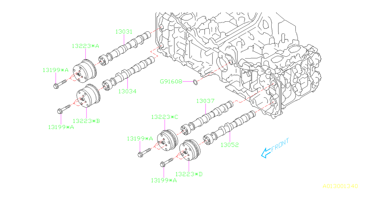 Subaru OEM Camshaft 2015-2021 WRX