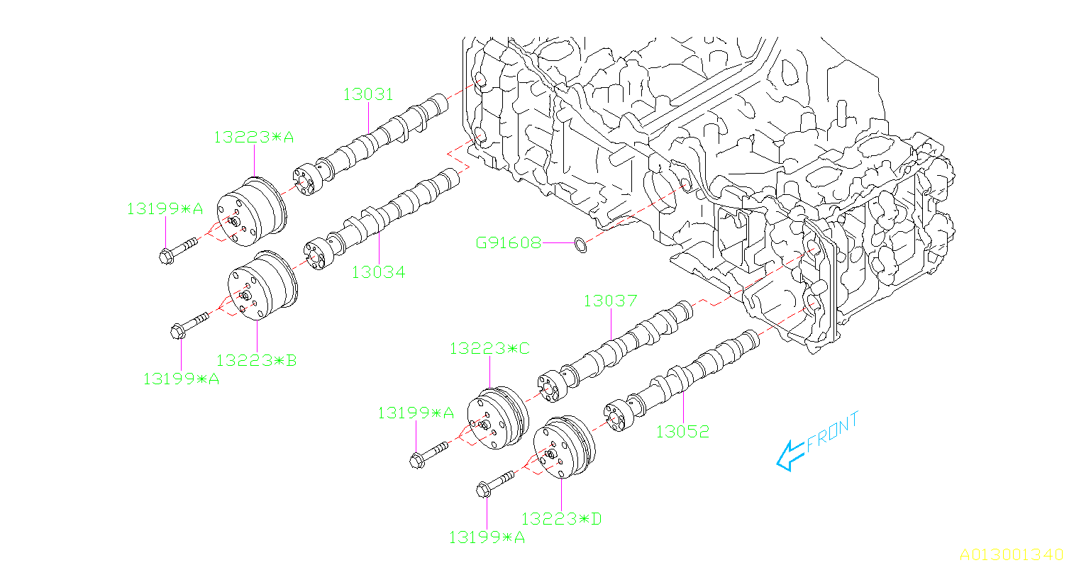 Subaru OEM Camshaft 2015-2021 WRX