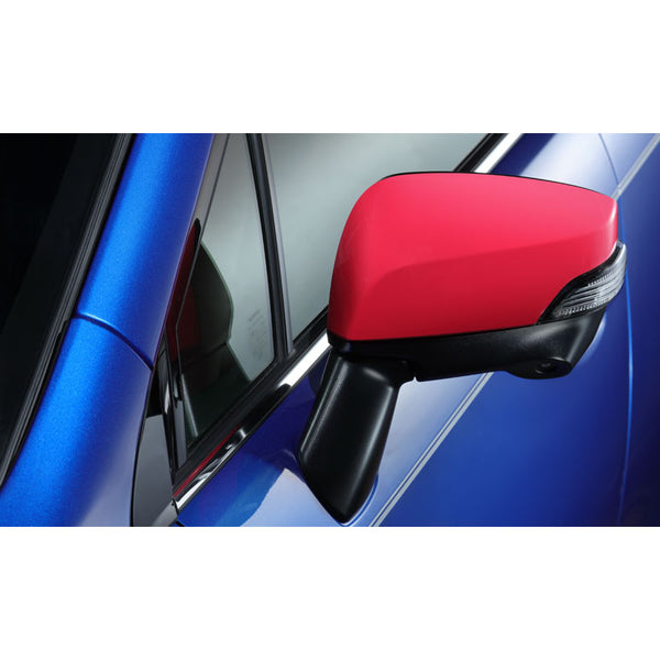 STI Cherry Red Mirror Covers 2015-2021 STI - FastWRX.com
