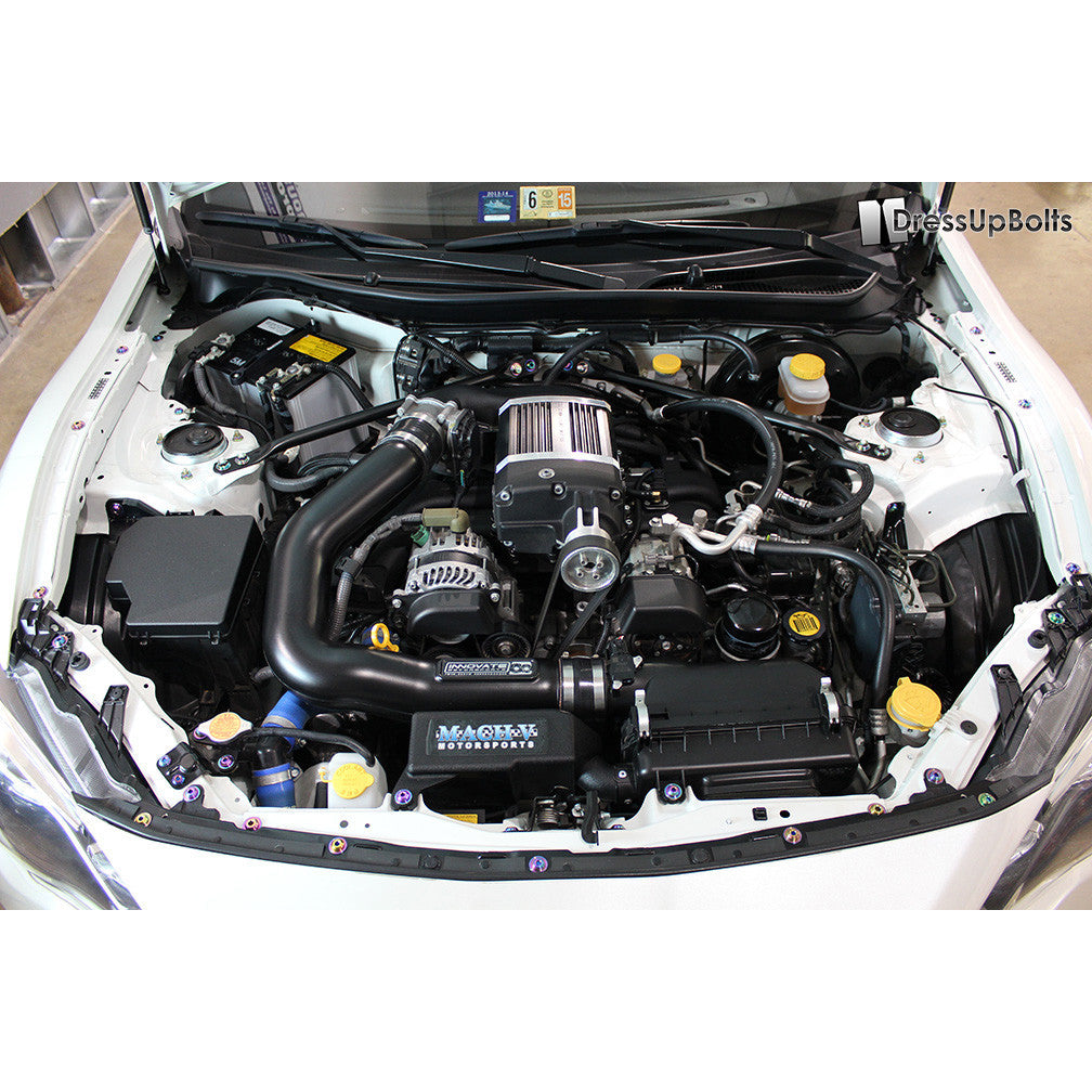 Titanium Engine Bay Dress-Up Bolt Kit 2013+ BRZ/FR-S Full Engine Bay Kit