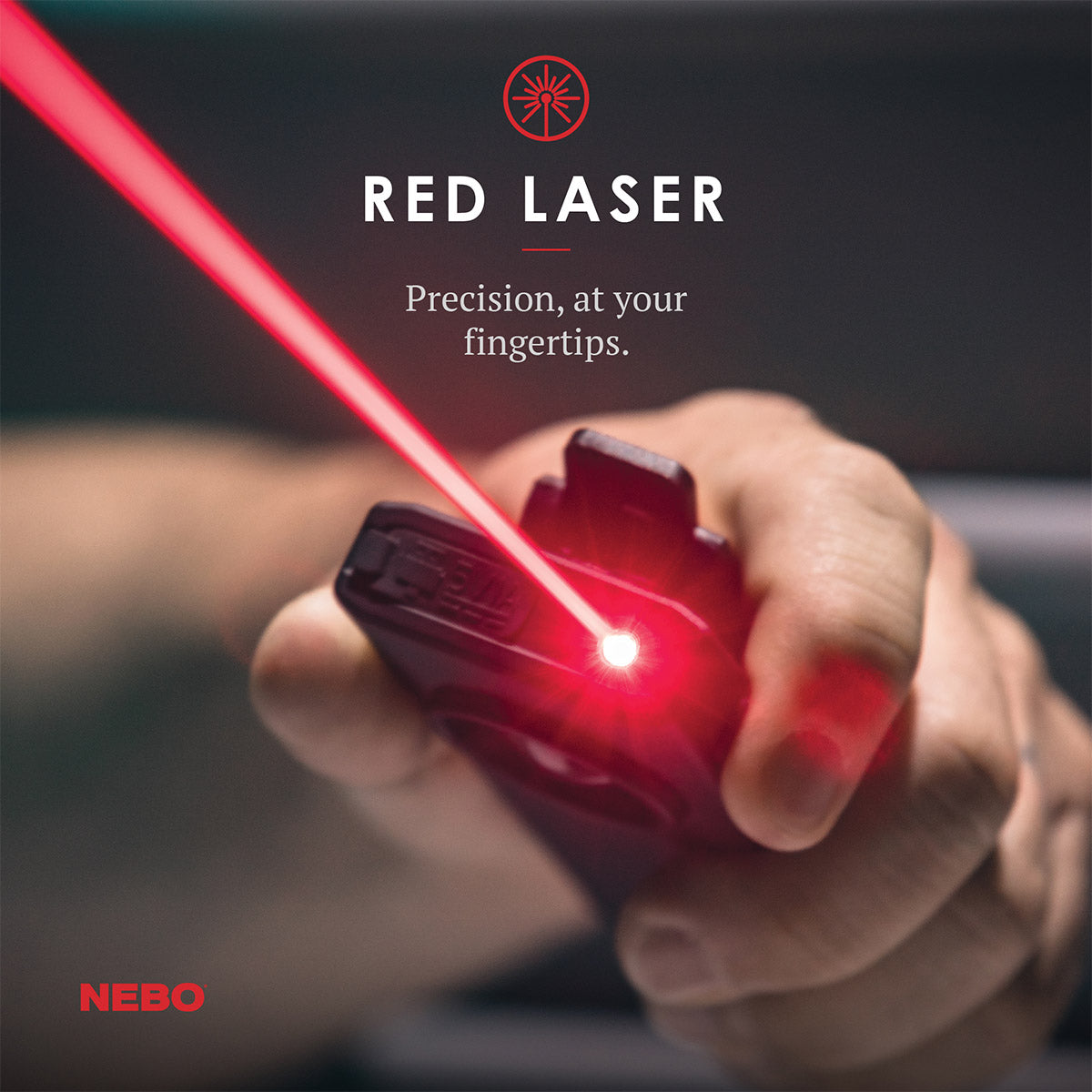 nebo flashlight and class 2 laser Slim+ Rechargeable Flashlight/Worklight/Laser Pointer/Powerbank