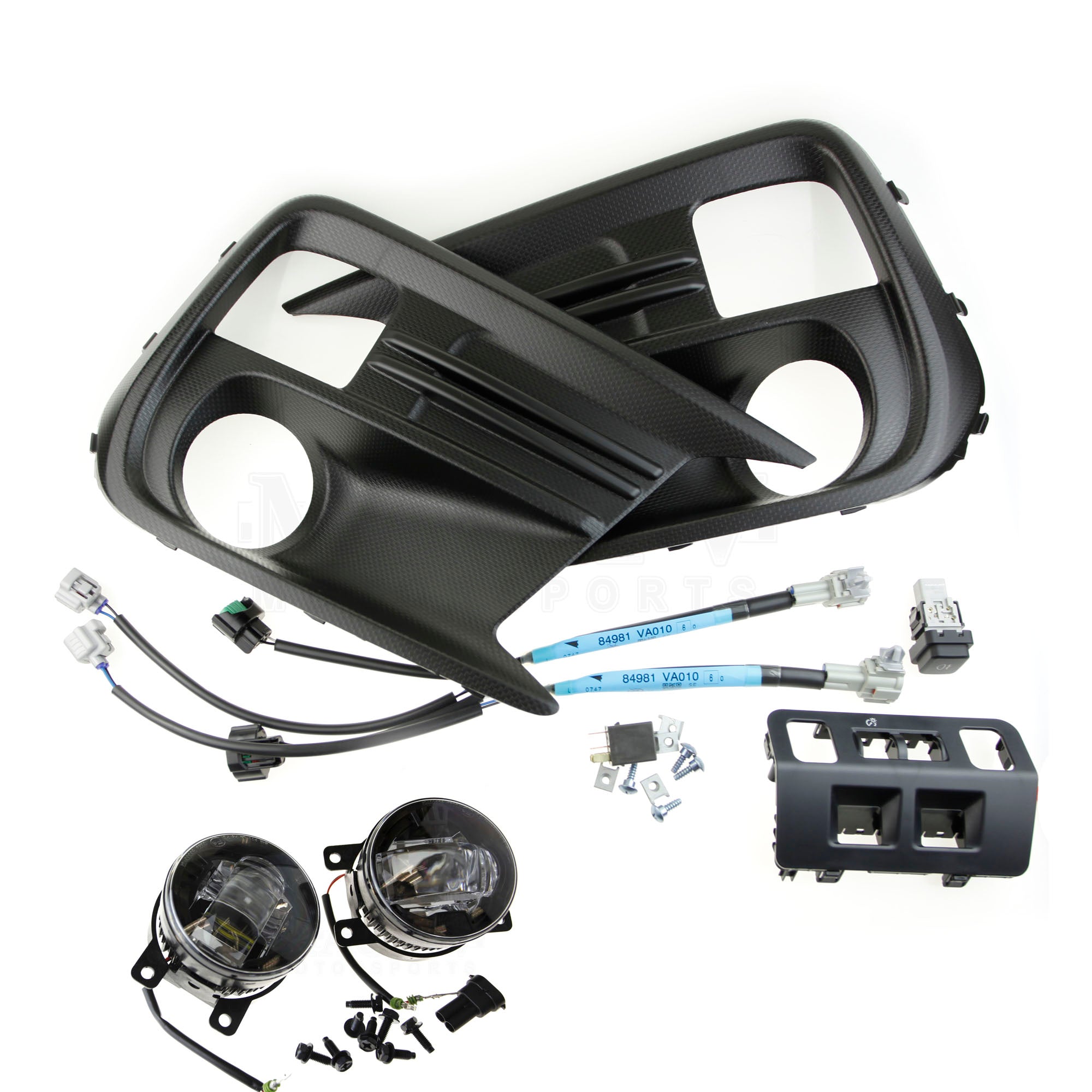 Subaru Fog Lamp Install Kit with Morimoto XB LED Lights 2018-21 WRX