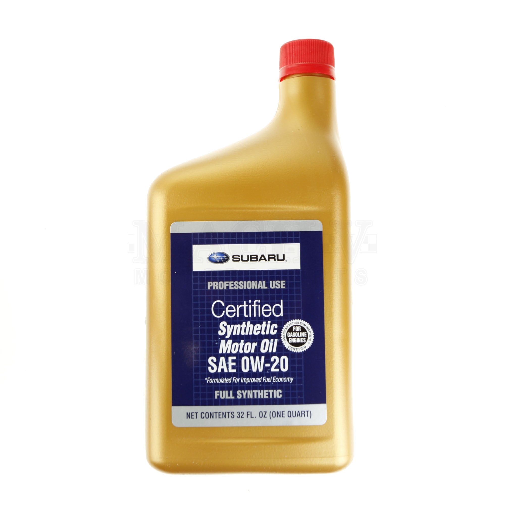 Subaru 0W20 Synthetic Motor Oil 1-Quart Bottle 