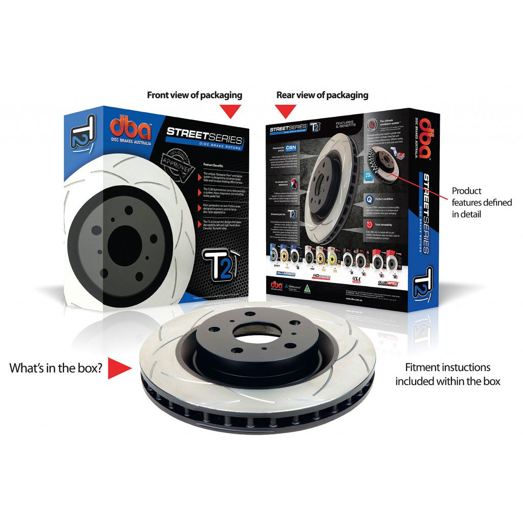 DBA Street Series Slotted Rotors 2013-2021 BRZ