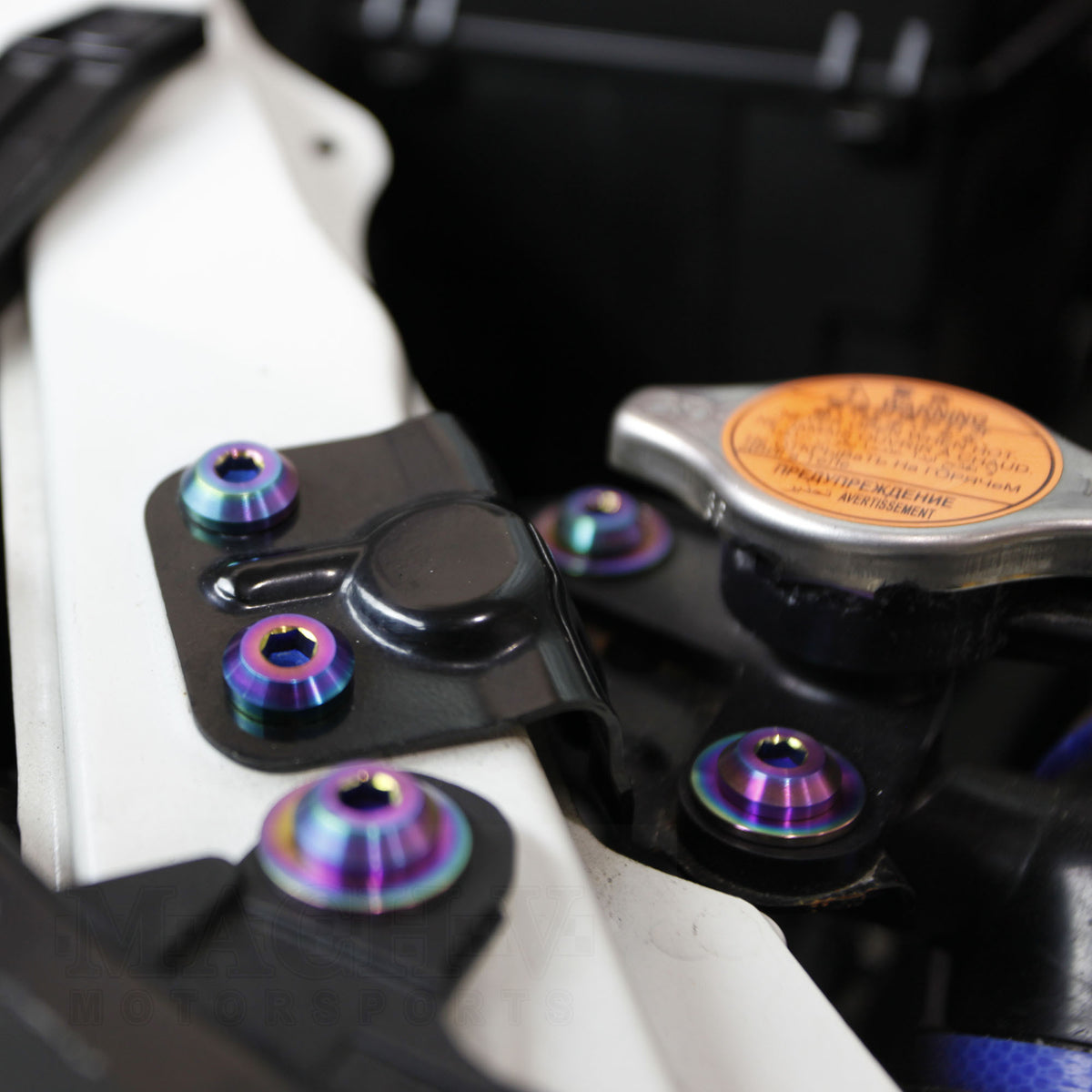 "True Burn" Ti fasteners on BRZ